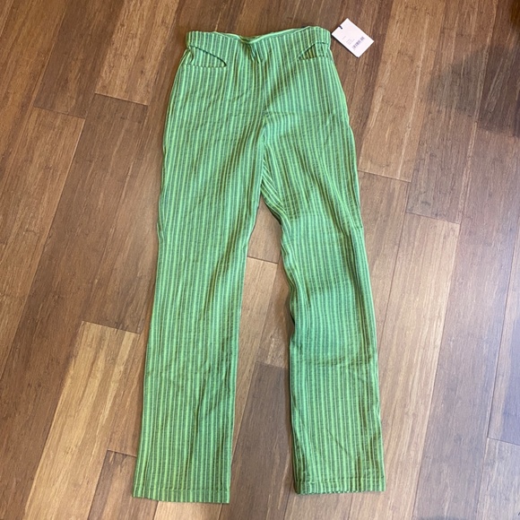 Paloma Wool no 981 Nadir Pants Green NWT - Picture 5 of 5